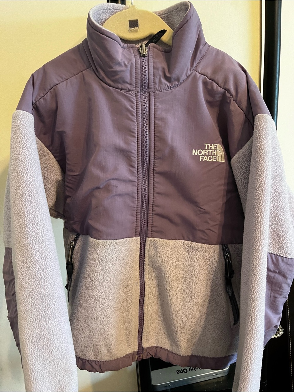 The North Face Two-Tone Purple Kids Puffer Jacket